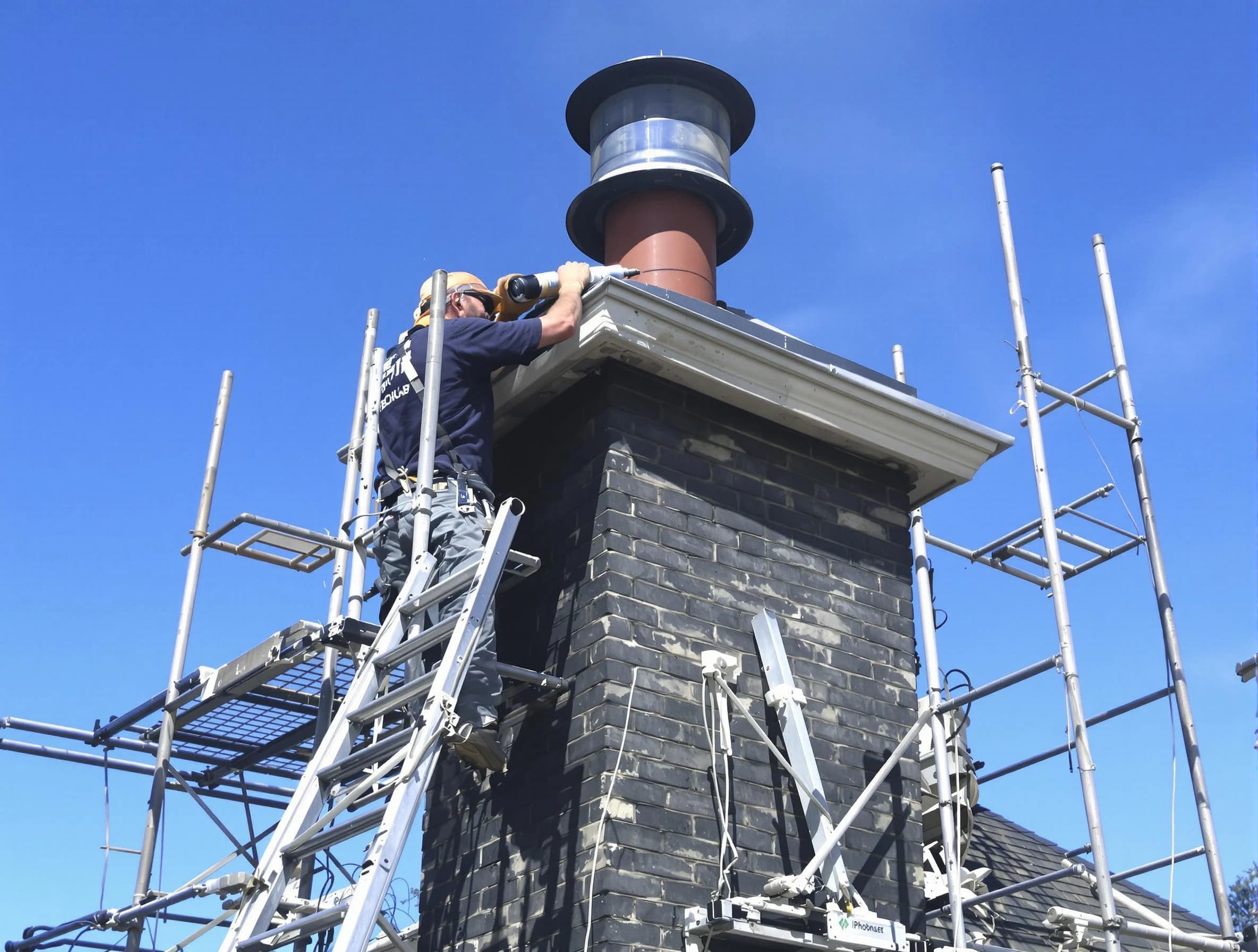Sturdy chimney crown finished by Nutley Chimney Sweep in Nutley, NJ