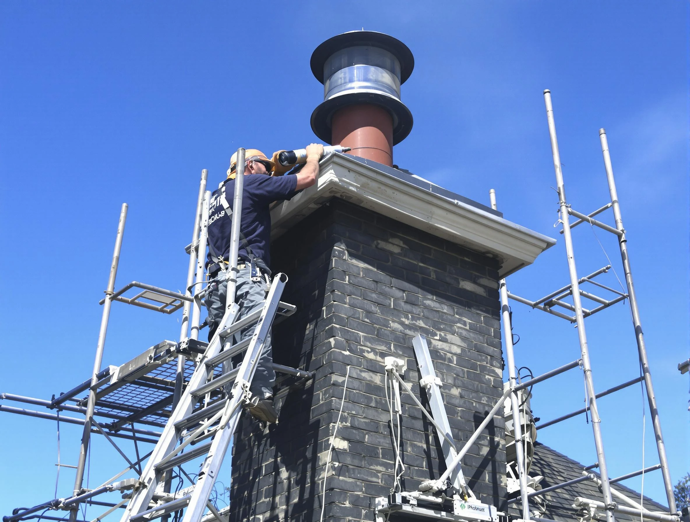 Sturdy chimney crown finished by Nutley Chimney Sweep in Nutley, NJ