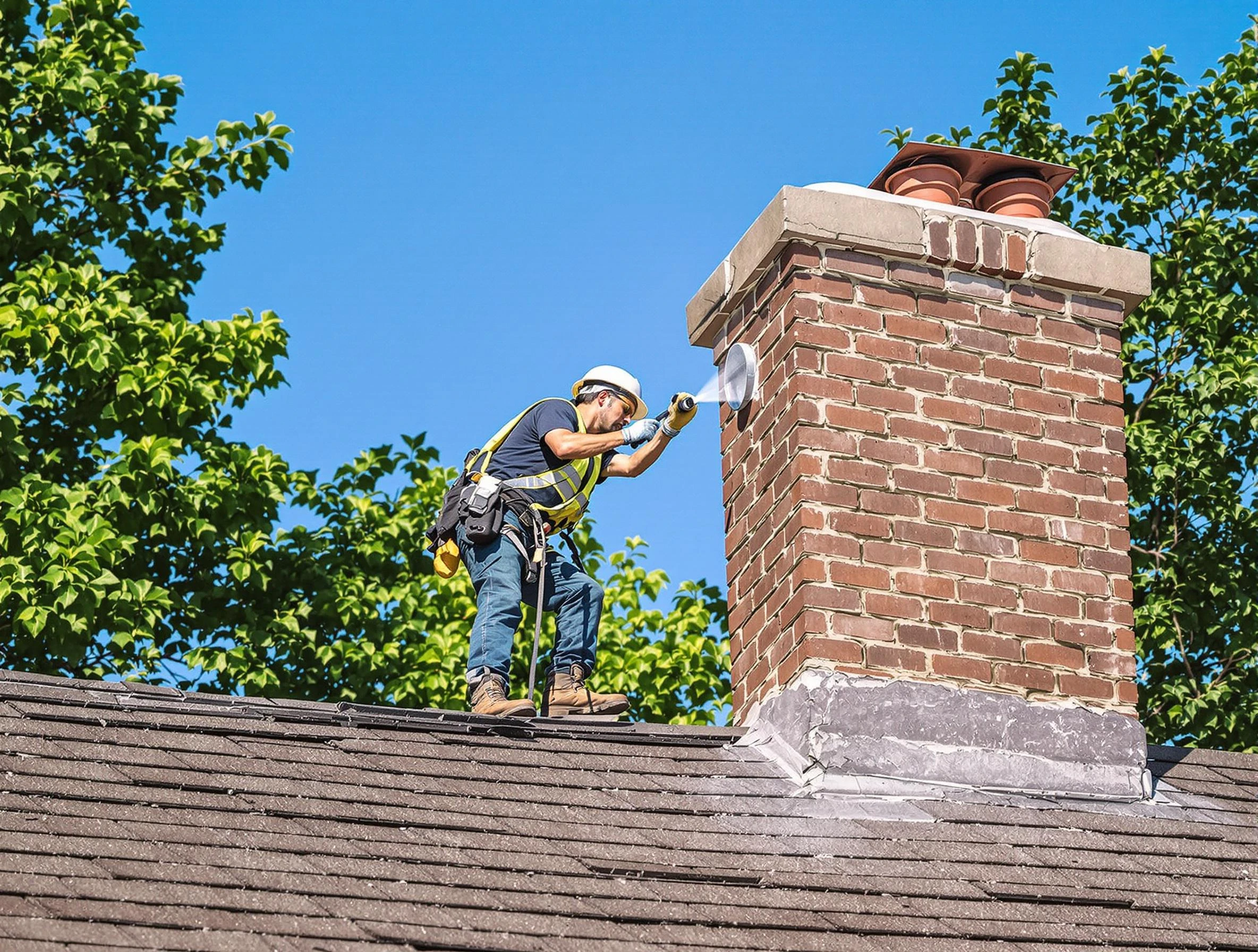 Nutley Chimney Sweep performing an inspection with advanced tools in Nutley, NJ
